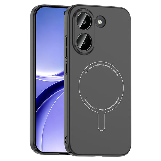 Xiaomi Poco X8 Pro Kılıf M-Safe Şarj Özellikli Kamera Korumalı Zore Elio Sert PC Kapak
