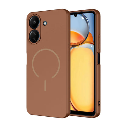 Xiaomi Redmi 13C Kılıf M-safe Şarj Özellikli Zore Meta Kapak