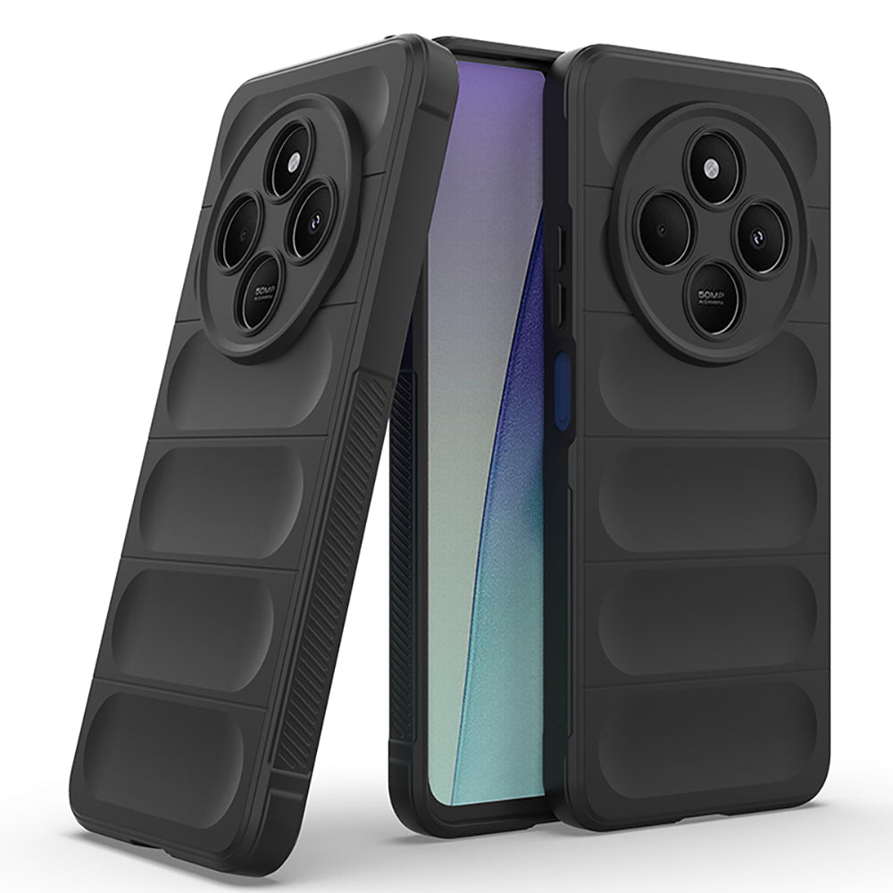 Xiaomi Redmi 14C 4G Kılıf Esnek TPU Oyuklu Arka Yüzey Tasarımlı Zore Etnik Silikon Kapak