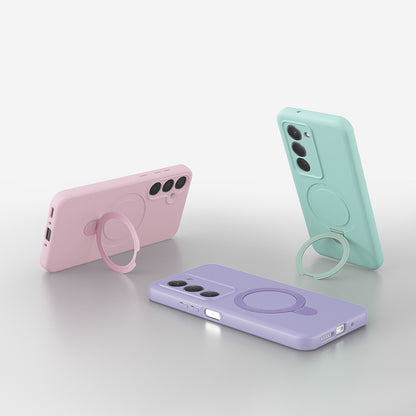 Xiaomi Redmi 15 Kılıf M-safe Şarj Özellikli Standlı Zore Samara Kapak