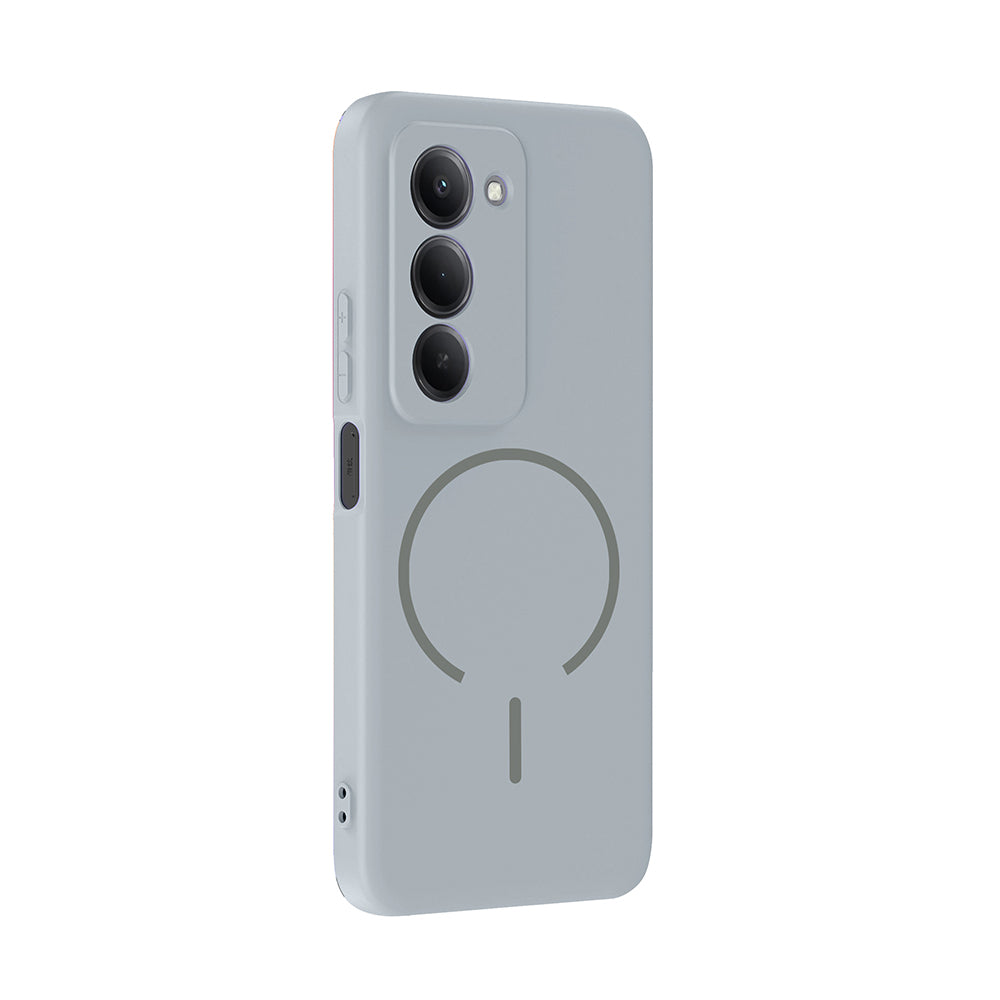 Xiaomi Redmi 15 Kılıf M-safe Şarj Özellikli Zore Meta Kapak