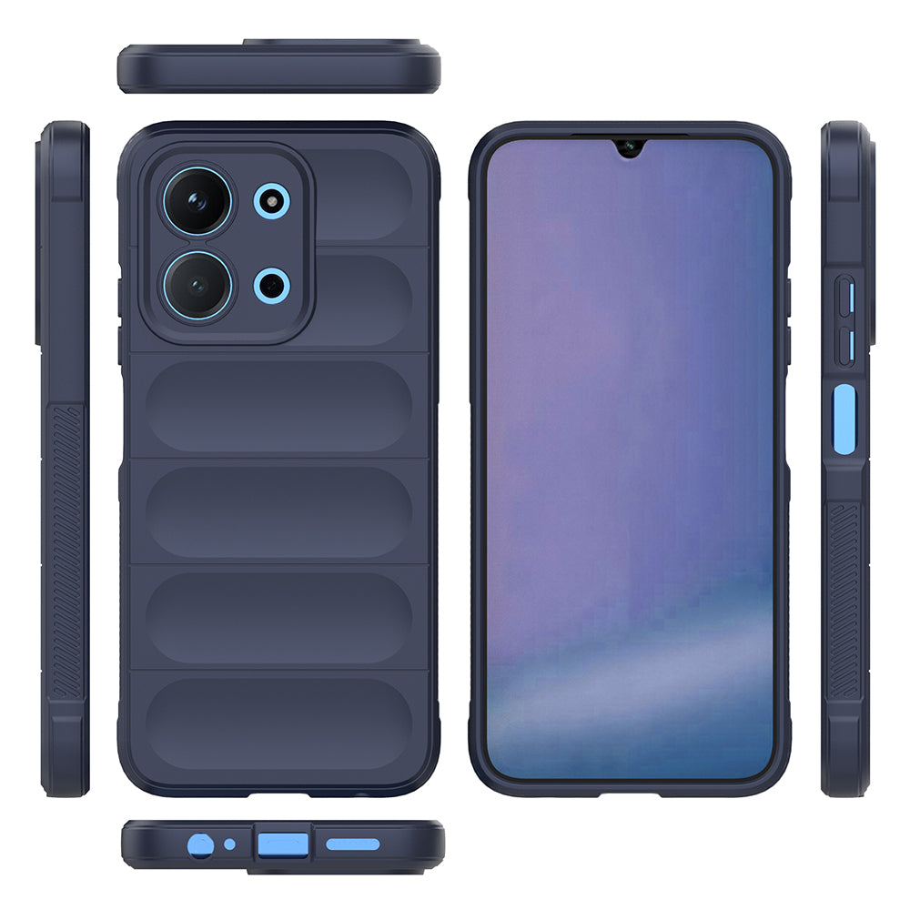 Xiaomi Redmi 15C 4G Kılıf Esnek TPU Oyuklu Arka Yüzey Tasarımlı Zore Etnik Silikon Kapak