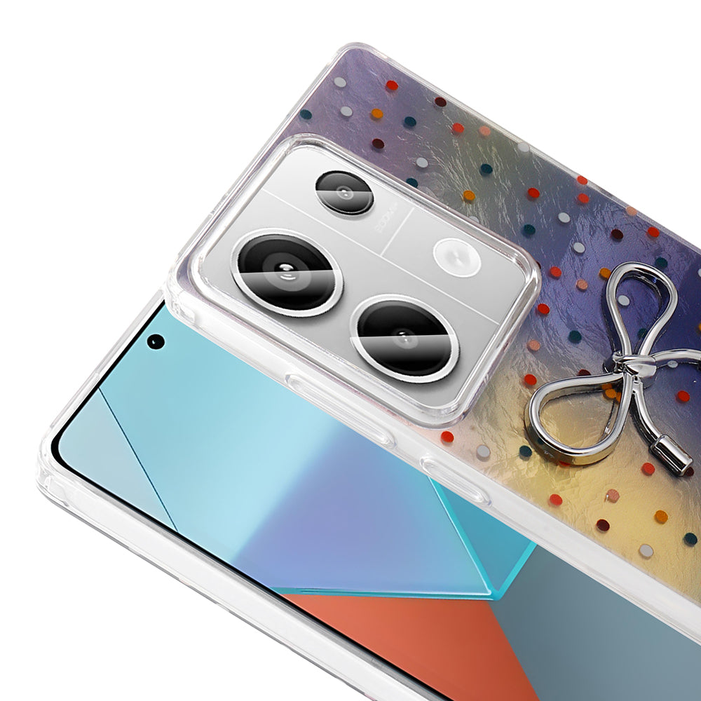 Xiaomi Redmi Note 13 Pro 4G Kılıf Kamera Korumalı Figürlü Zore Ponti Silikon Kapak