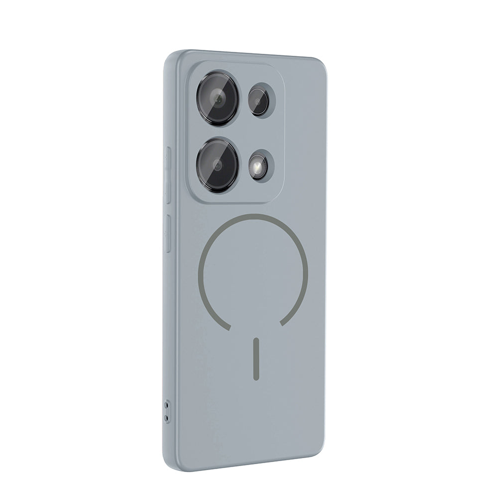 Xiaomi Redmi Note 13 Pro 4G Kılıf M-safe Şarj Özellikli Zore Meta Kapak