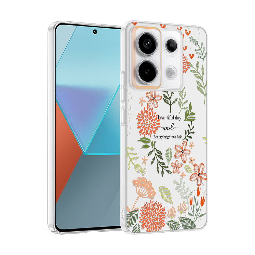 Xiaomi Redmi Note 13 Pro 5G Kılıf Kamera Korumalı Desenli Zore Klip Kapak