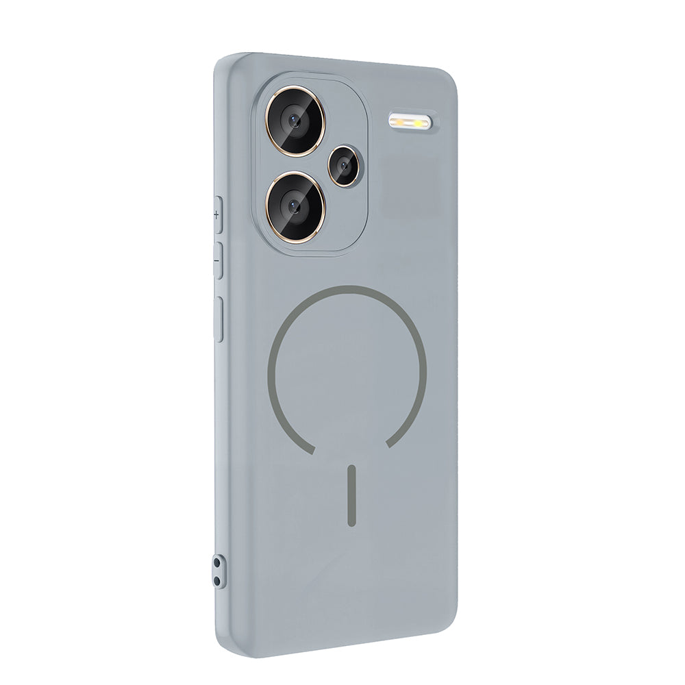 Xiaomi Redmi Note 13 Pro Plus 5G Kılıf M-safe Şarj Özellikli Zore Meta Kapak