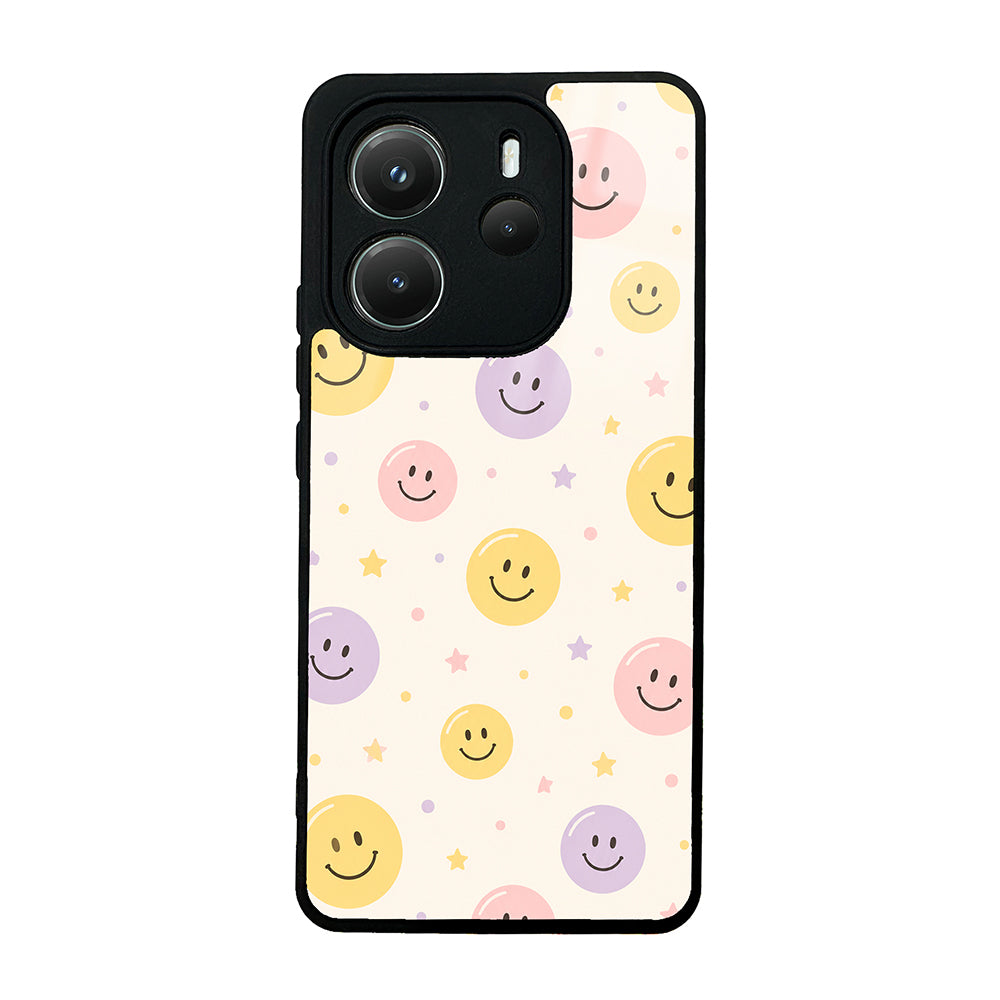 Xiaomi Redmi Note 14 4G Kılıf Kamera Korumalı Desenli Zore Lusi Kapak