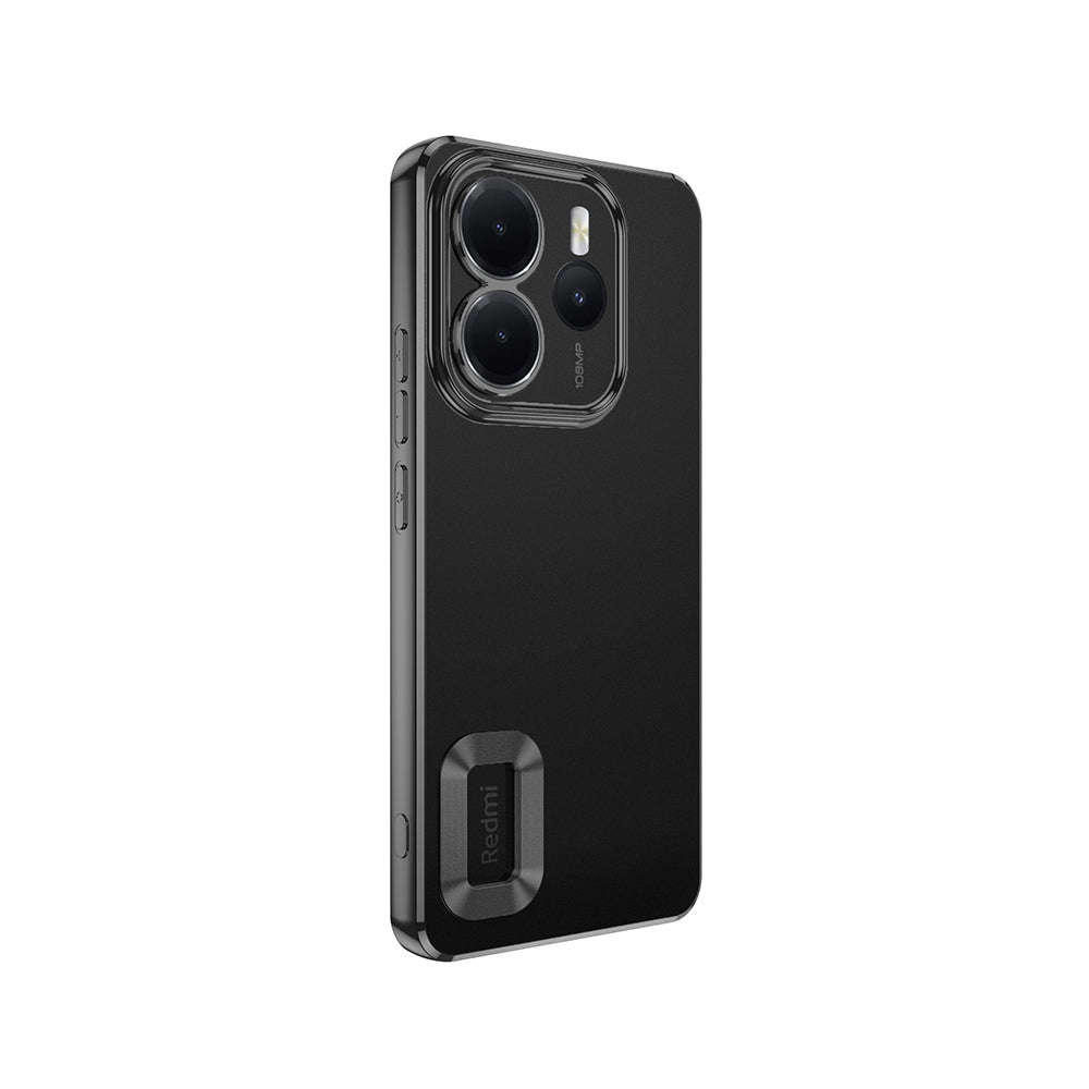 Xiaomi Redmi Note 14 4G Kılıf Kamera Korumalı Logo Gösteren Zore Omega Kapak