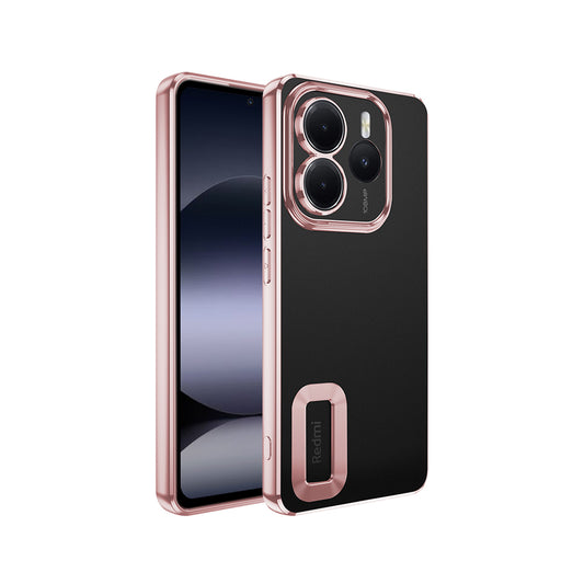 Xiaomi Redmi Note 14 5G Kılıf Kamera Korumalı Logo Gösteren Zore Omega Kapak
