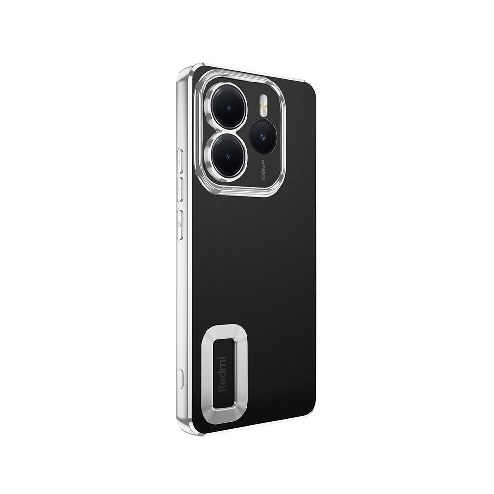 Xiaomi Redmi Note 14 5G Kılıf Kamera Korumalı Logo Gösteren Zore Omega Kapak