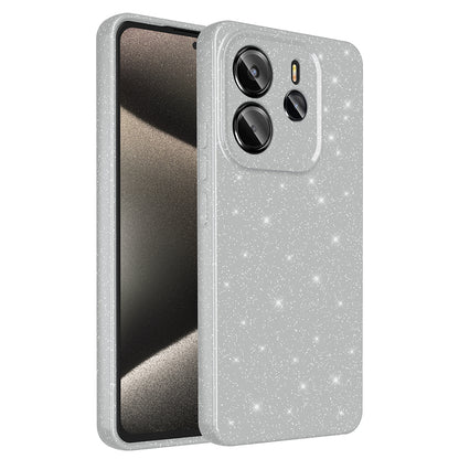 Xiaomi Redmi Note 14 5G Kılıf Kamera Korumalı Simli Lüks Zore Koton Kapak