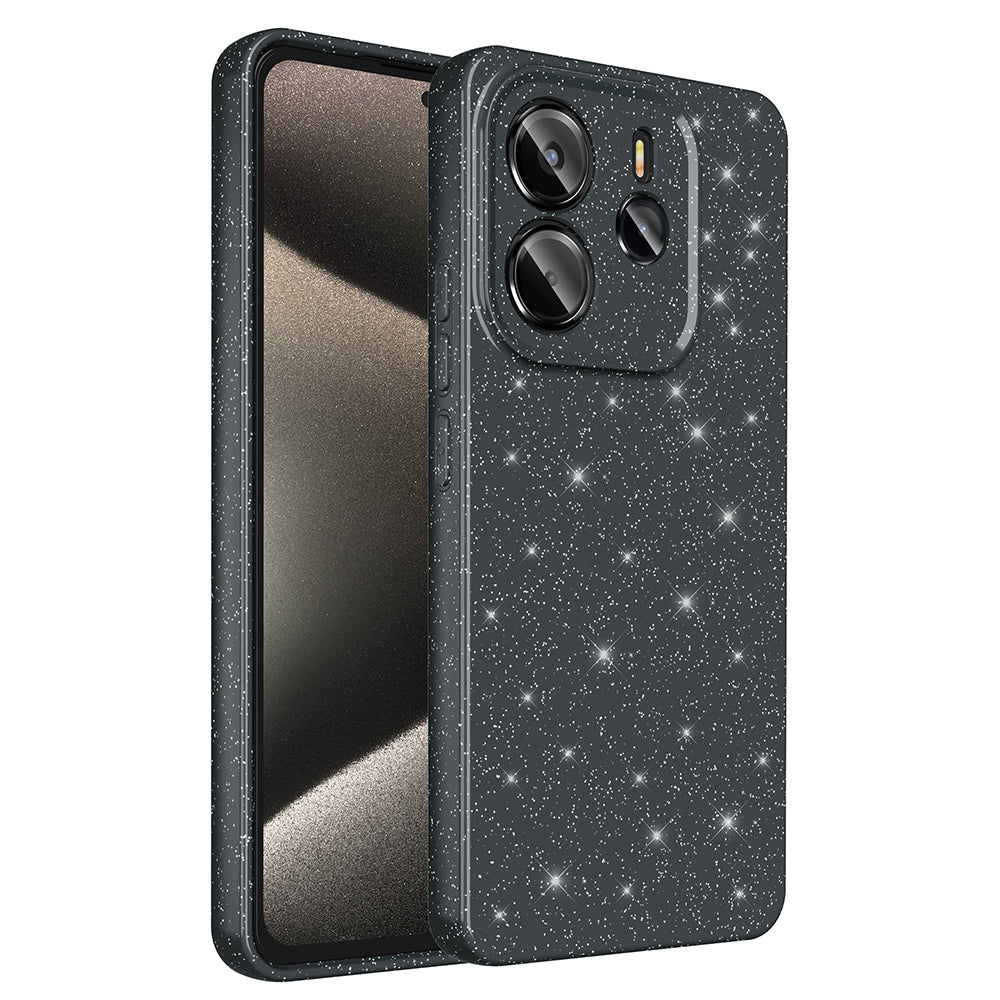 Xiaomi Redmi Note 14 5G Kılıf Kamera Korumalı Simli Lüks Zore Koton Kapak