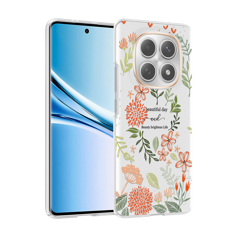 Xiaomi Redmi Note 14 Pro 4G Kılıf Kamera Korumalı Desenli Zore Klip Kapak