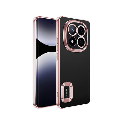 Xiaomi Redmi Note 14 Pro 5G Kılıf Kamera Korumalı Logo Gösteren Zore Omega Kapak