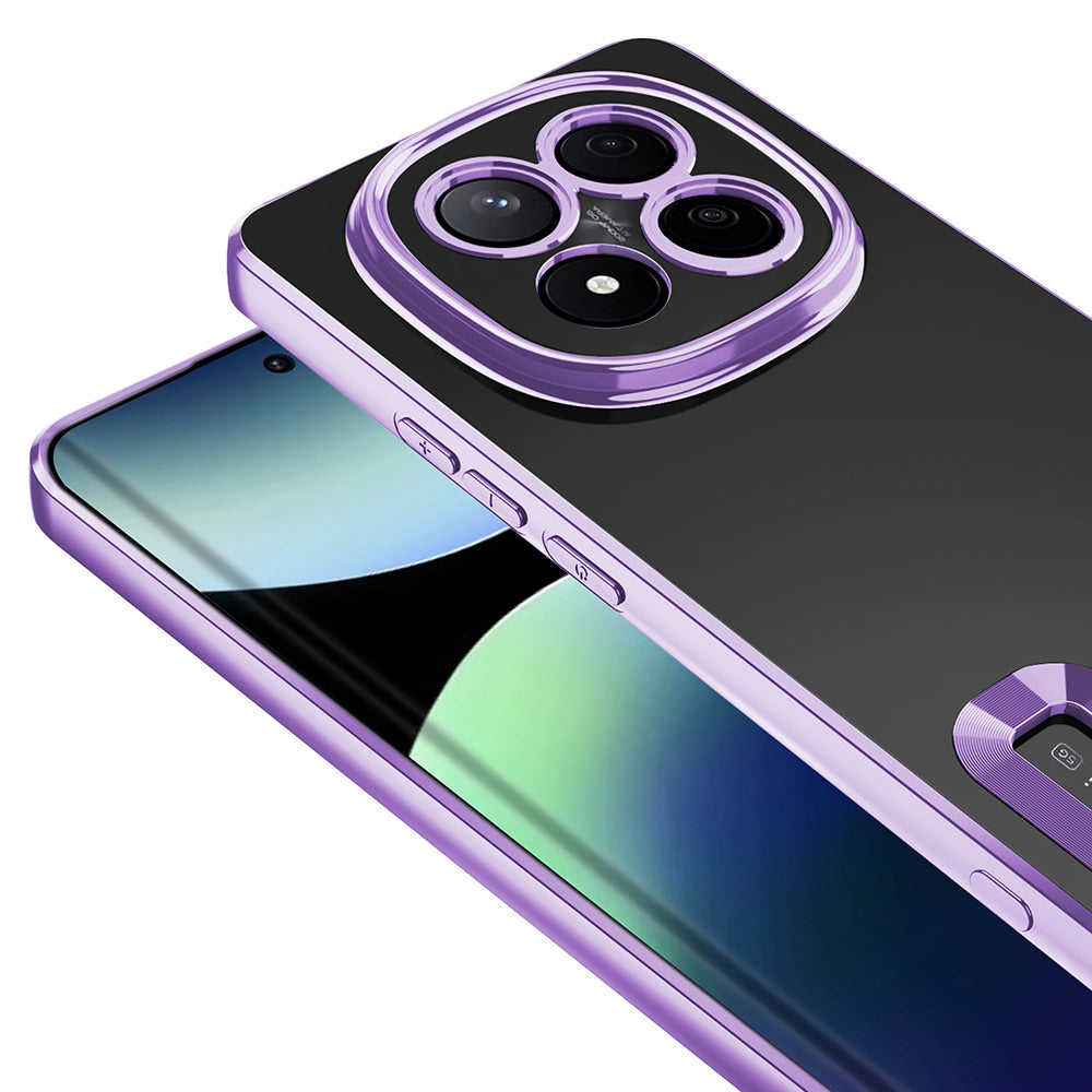 Xiaomi Redmi Note 14 Pro Plus Kılıf Kamera Korumalı Logo Gösteren Zore Omega Kapak