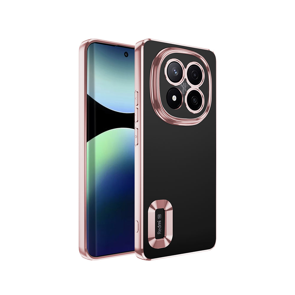 Xiaomi Redmi Note 14 Pro Plus Kılıf Kamera Korumalı Logo Gösteren Zore Omega Kapak