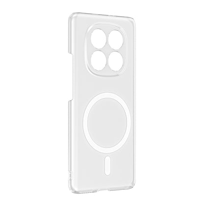Xiaomi Redmi Note 15 4G Kamera Korumalı M-Safe Şarj Özellikli Şeffaf Zore London Sert PC Kapak