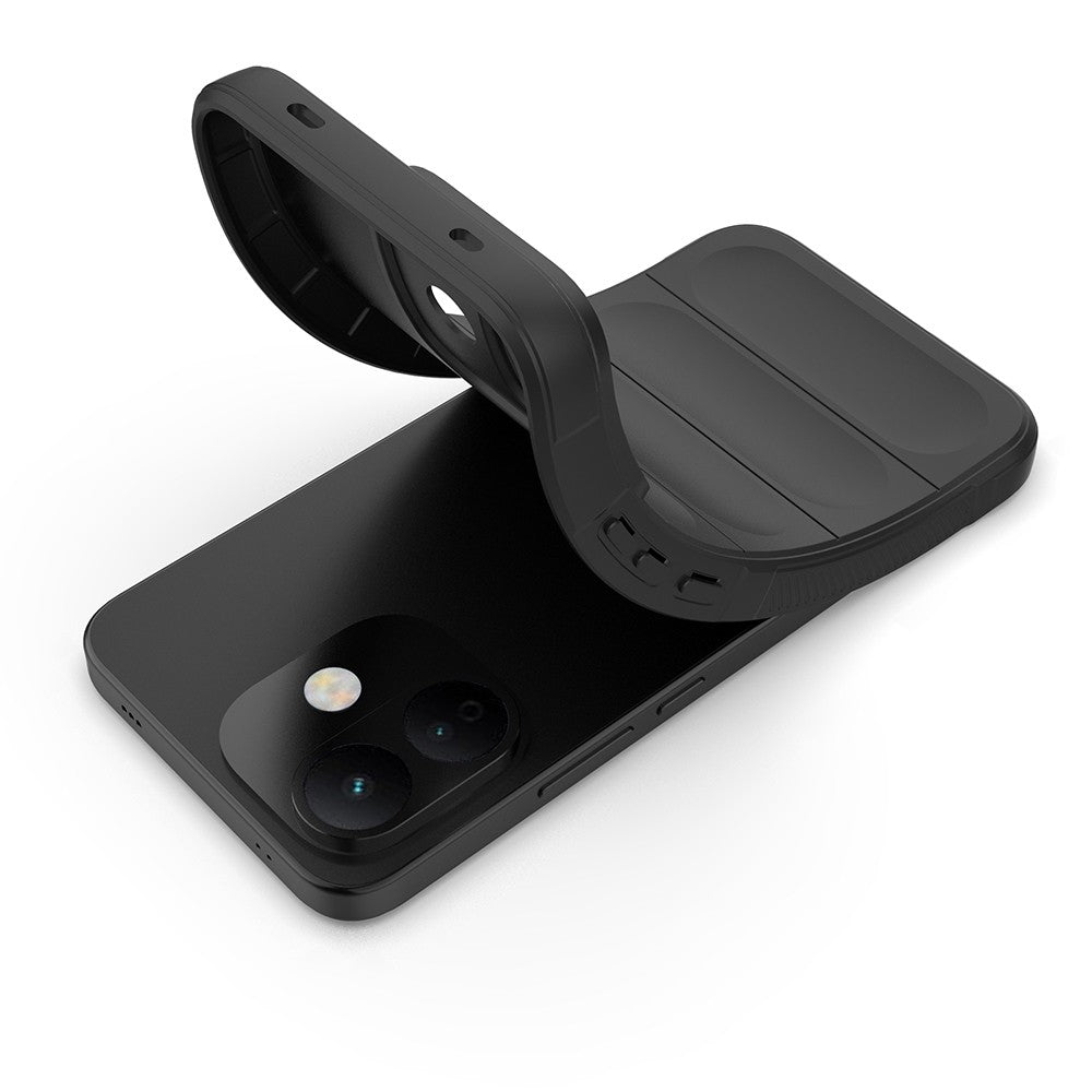 Xiaomi Redmi Note 17 Pro Kılıf Esnek TPU Oyuklu Arka Yüzey Tasarımlı Zore Etnik Silikon Kapak