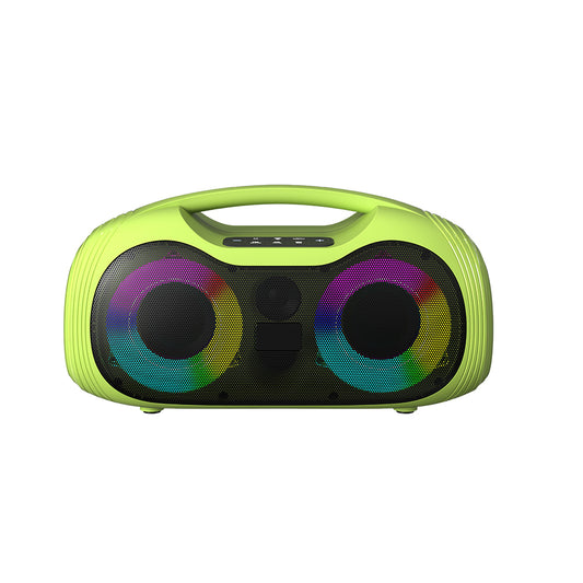 Zore GD-2403 Mikrofonlu RGB TWS Çift 4 inç Stereo Bass Kablosuz Karaoke Hoparlör