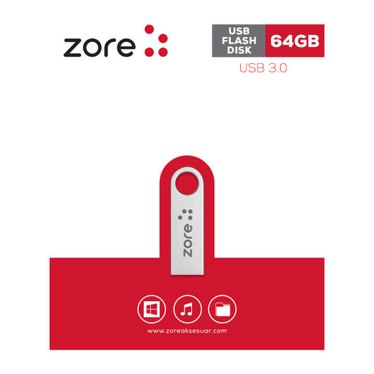 Zore Metal USB 3.0 Flash Disk 64GB