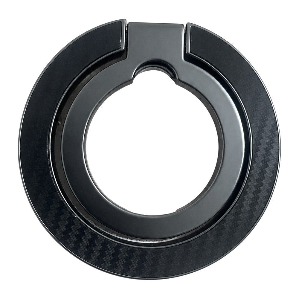 Zore Paris M162 Karbon Fiber Tasarımlı Magnetik Ring Standlı Telefon Tutucu