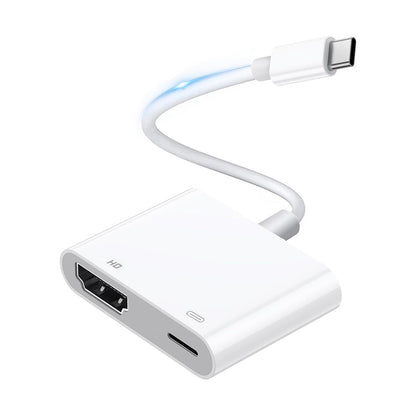 Zore Type-C to Type-C PD100W + HDMI 4K@30Hz 2in1 Adaptör